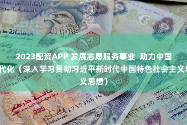 2023配资APP 发展志愿服务事业  助力中国式现代化（深入学习贯彻习近平新时代中国特色社会主义思想）