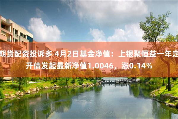 期货配资投诉多 4月2日基金净值：上银聚恒益一年定开债发起最新净值1.0046，涨0.14%