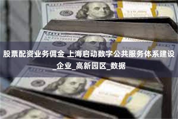 股票配资业务佣金 上海启动数字公共服务体系建设_企业_高新园区_数据
